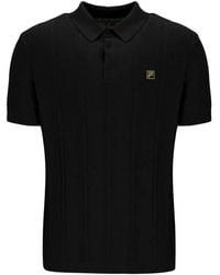 Fila - Barns Cable-Knit Polo Shirt - Lyst