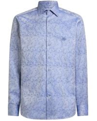 Etro - Chemise À Motif Cachemire En Jacquard - Lyst