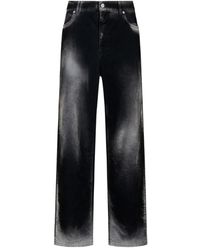 Marni - Faded Wide-Leg Jeans - Lyst