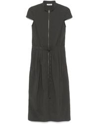 Low Classic - Pleated Nylon Midi Dress - Lyst