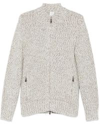 Eleventy - Long-Sleeve Zip-Fastening Cardigan - Lyst