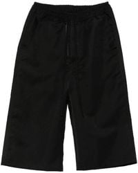 Thom Krom - Drawstring Cropped Wide-Leg Trousers - Lyst