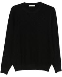 Diktat - Diamond-Pattern Sweater - Lyst