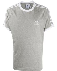 adidas - Three Stripes Logo T-Shirt - Lyst