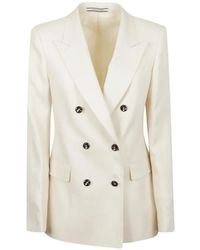 Tagliatore - Parigi Double-Breasted Peak-Lapel Blazer - Lyst