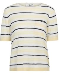 Twp - Striped Chest-Pocket T-Shirt - Lyst