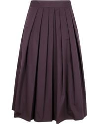 Aspesi - Flare Midi Skirt - Lyst