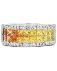 Lisa Nik - Sapphire And Diamond Ring - Lyst