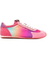 Kurt Geiger - Ombre-Effect Suede-Panel Sneakers - Lyst