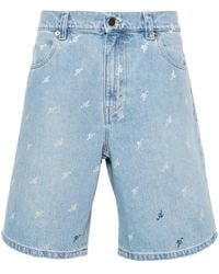 Axel Arigato - Miles Mid-Rise Denim Shorts - Lyst