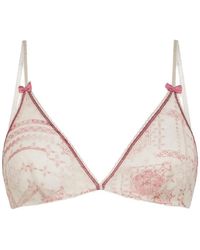 Momoní - Amethist Floral-Print Bra - Lyst
