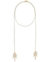 Isabel Marant - Beaded Leaf-Pendant Necklace - Lyst