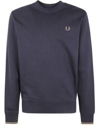 Fred Perry - Sweat À Logo Imprimé - Lyst