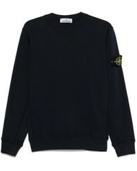 Stone Island - Lgoo Cotton Sweatshirt - Lyst