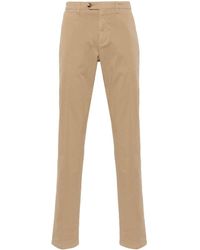 Canali - Pressed-Crease Chinos - Lyst