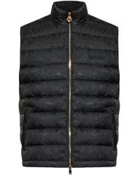 Versace - Gilet Matelassé À Motif Barocco En Jacquard - Lyst