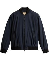 Woolrich - Matt Stretch Bomber Jacket - Lyst