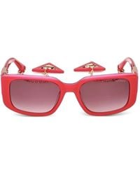 GUESS EYEWEAR - Gafas de sol con montura rectangular - Lyst