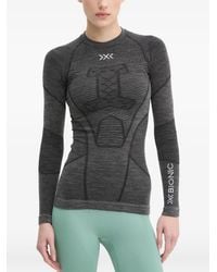 X Bionic - Symbio Ls Logo-Print Panelled Top - Lyst
