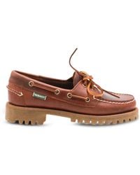 Sebago - Chaussures Bateau Lacées À Semelle Crantée - Lyst