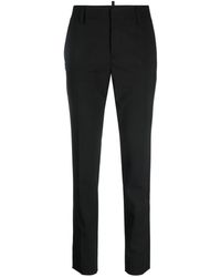DSquared² - Logo-plaque Cropped Trousers - Lyst