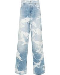 NAHMIAS - Straight-leg Bleached Jeans - Lyst