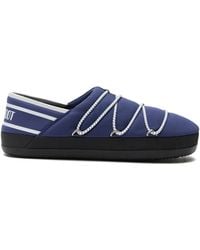 Moon Boot - Logo-Band Flat Slippers - Lyst