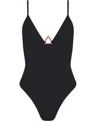 Let's Swim - Sharkロゴ ワンピース水着 - Lyst