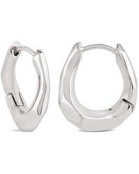 Dinny Hall - Thalassa Sterling Silver Hoop Earrings - Lyst