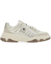 Pinko - Panelled Glitter-Effect Sneakers - Lyst