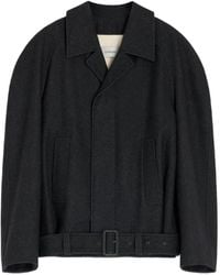 Lemaire - Veste Ceinturée À Manches Raglan - Lyst
