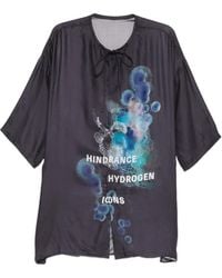Yohji Yamamoto - Gusseted Short-Sleeve Shirt - Lyst