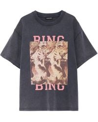 Anine Bing - Cade T-Shirt Tiger Bing - Lyst
