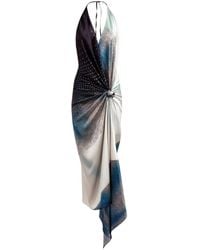 Silvia Tcherassi - Abril Polka-Dot Knotted Midi Dress - Lyst