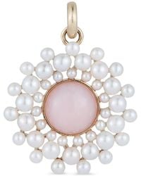 Storrow Jewelry - Breloque Juliet Sertie D'Opale Rose Et De Perles - Lyst