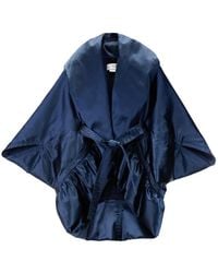 Genny - Chaqueta Drapeada Con Cinturón - Lyst