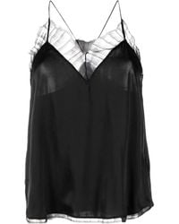 IRO - Lace-Embellished Silk Top - Lyst