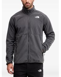 The North Face - Logo-Print Zip-Up Sweatshirt - Lyst