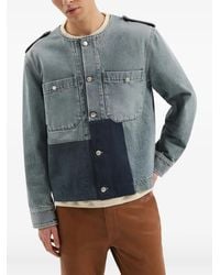 1989 STUDIO - Buttoned Patchwork Jacket - Lyst