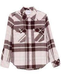 Kujten - Lumber Check-Pattern Button-Down Shirt - Lyst