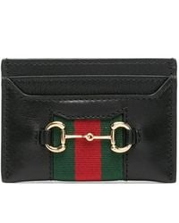Gucci - Horsebit Web Kartenetui - Lyst