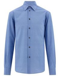 Ferragamo - Monogram Print Shirt - Lyst