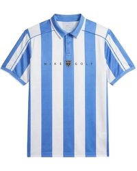 Nike - Fairway Striped Logo-Patch Polo Shirt - Lyst