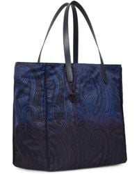 Etro - Cabas En Nylon Unfold Me À Motif Arnica Dégradé - Lyst