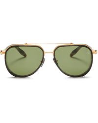 Akoni - Lunettes De Soleil Echo À Monture Pilote - Lyst