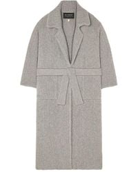Alanui - Finest Ribbed Belted Cardi-Coat - Lyst