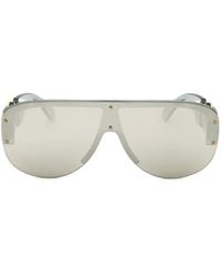 Versace - Medusa Shield-Frame Sunglasses - Lyst