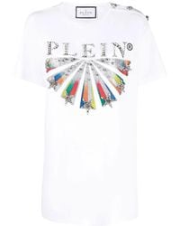 Philipp Plein - Logo-Print Short-Sleeve T-Shirt - Lyst