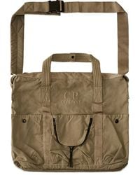 C.P. Company - Borsa Tote Lou Con Logo Ricamato - Lyst