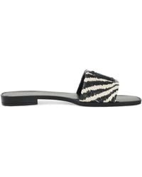 Just Cavalli - Elisie Striped Slide Sandals - Lyst